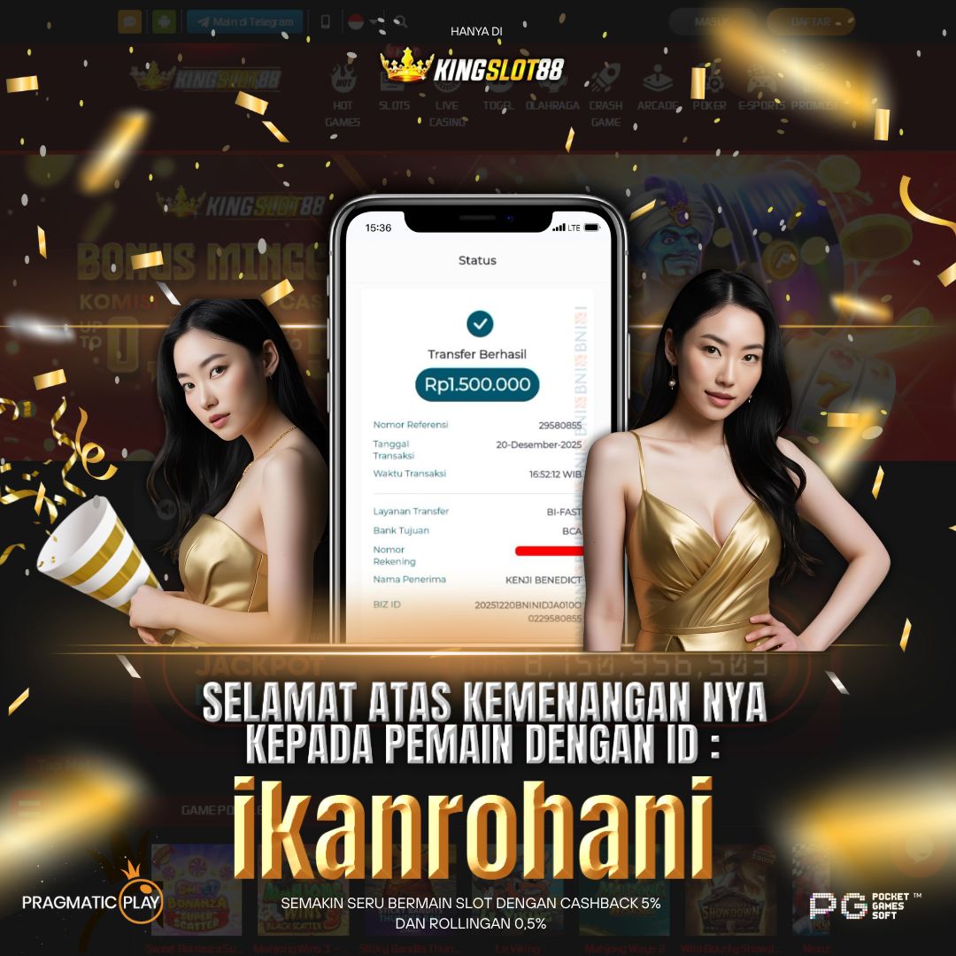 SELAMAT ATAS KEMENANGANNYA UNTUK ID :ikanrohani